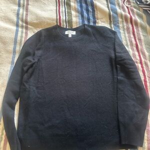 Classic Black Cashmere Sweater